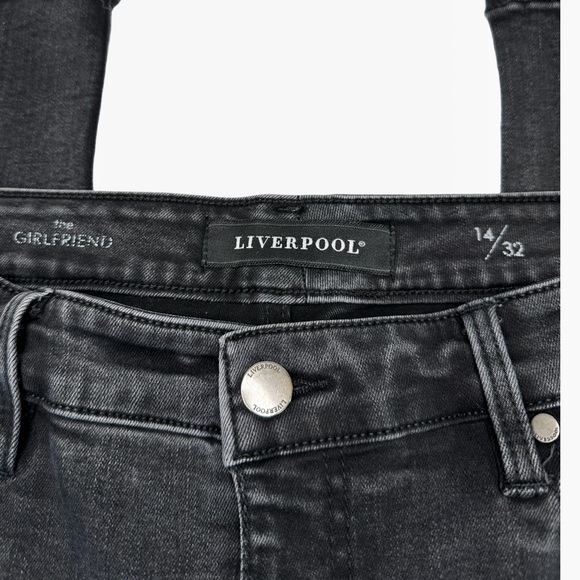 Liverpool The Girlfriend Straight Leg High-Rise 73% Cotton Women’s Jeans - 32 - Picture 14 of 17
